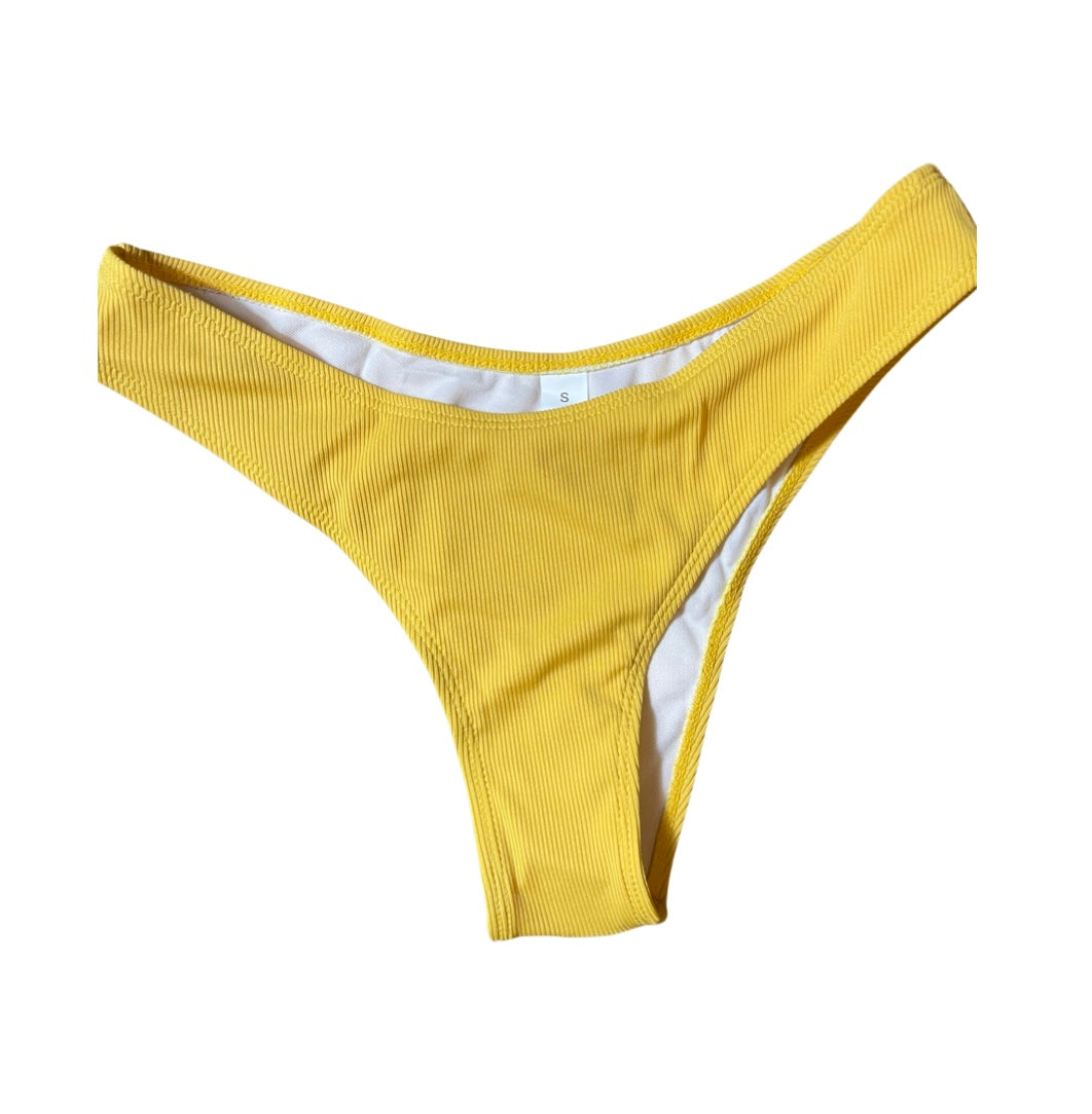 "Corona Free" Ribbed bikini bottom