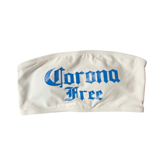 "Corona Free" Solid Bikini Top